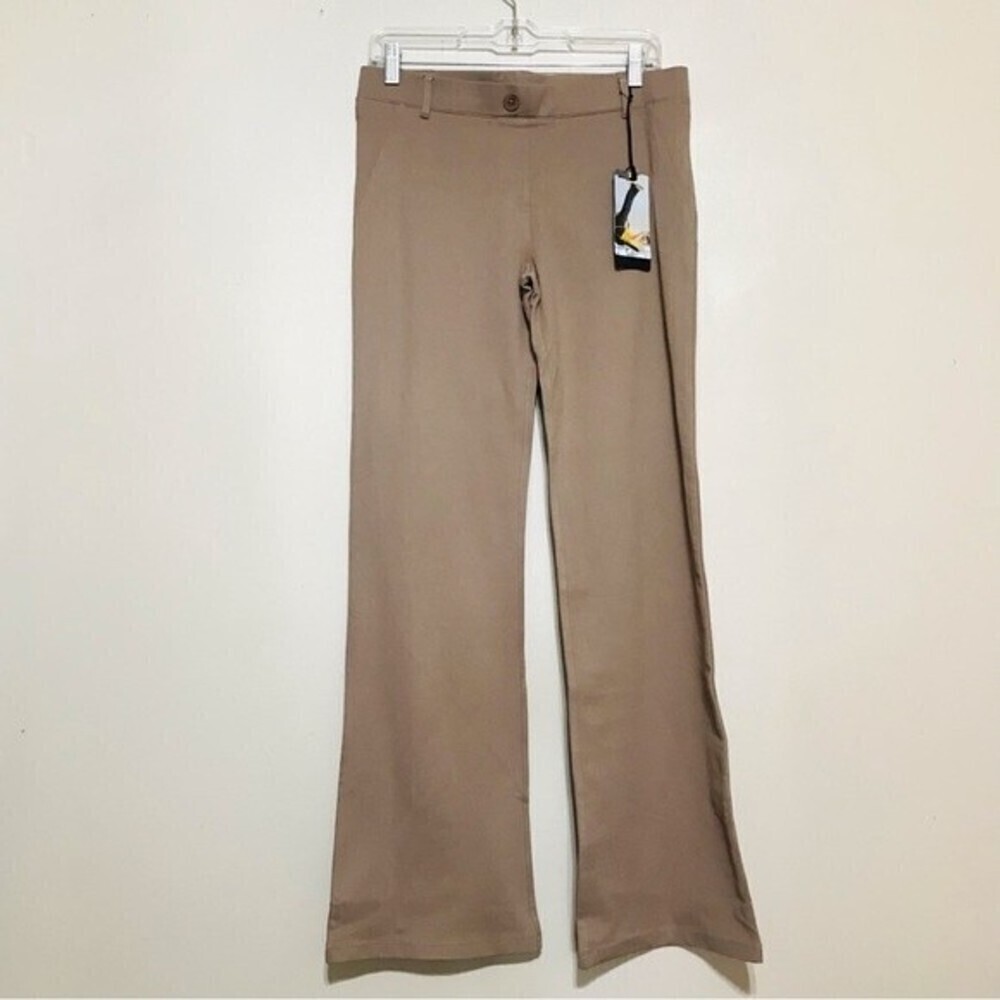 BETABRAND Yoga Dress Pants Tan Size Medium NWT